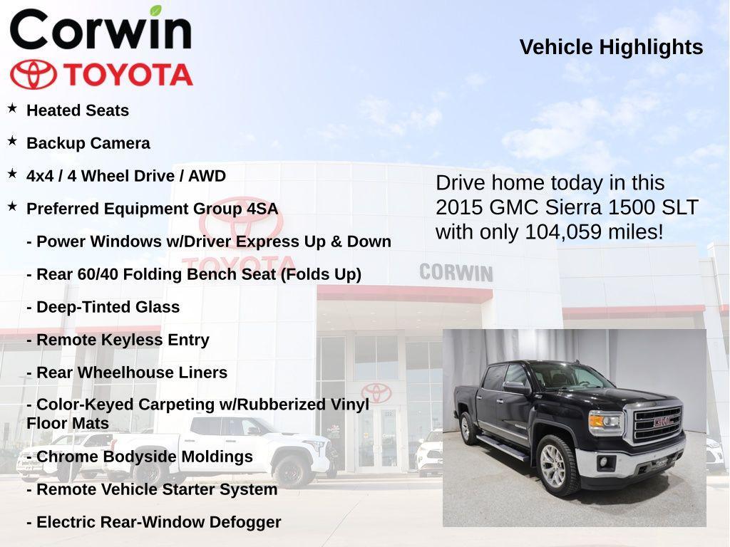 used 2015 GMC Sierra 1500 car, priced at $23,909
