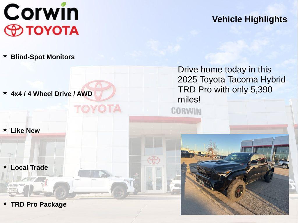 used 2025 Toyota Tacoma Hybrid car, priced at $59,951