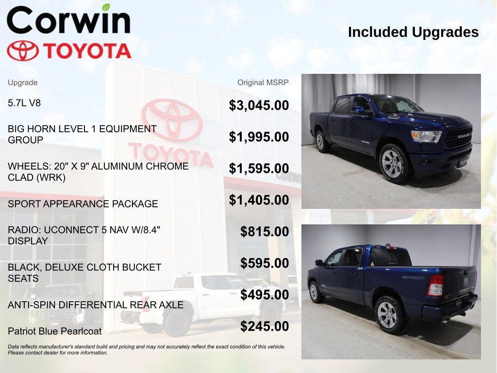 used 2023 Ram 1500 car, priced at $36,985