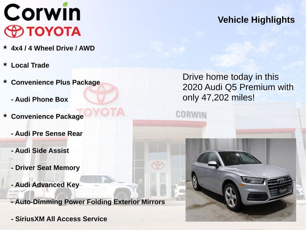 used 2020 Audi Q5 car, priced at $21,964