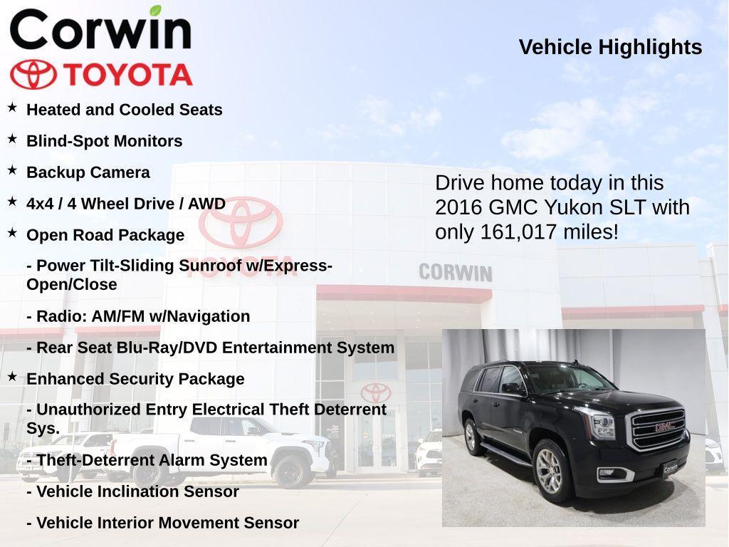 used 2016 GMC Yukon car, priced at $16,943