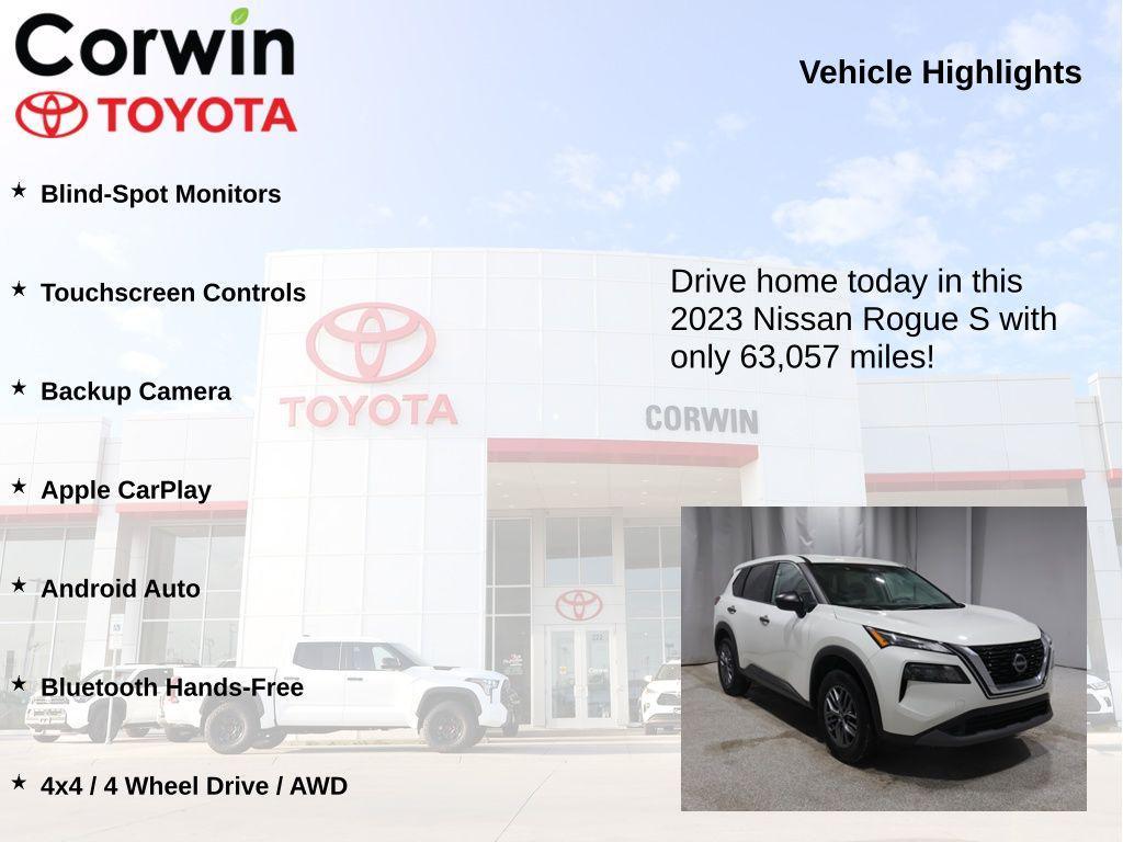 used 2023 Nissan Rogue car, priced at $18,284
