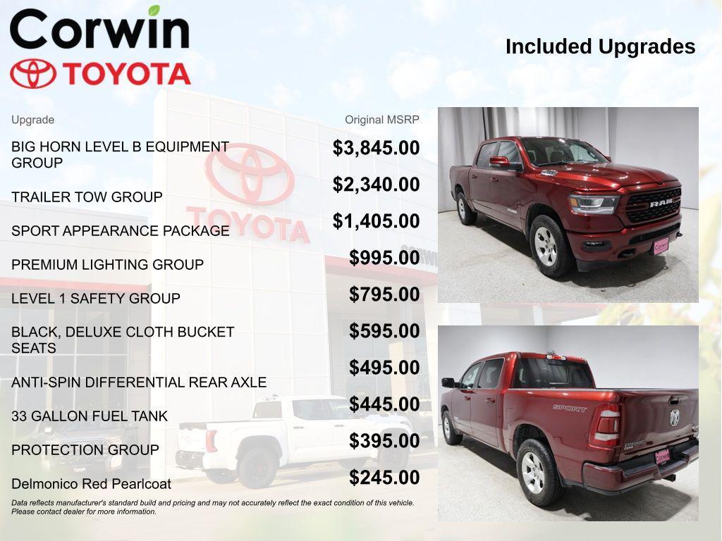 used 2023 Ram 1500 car, priced at $32,500