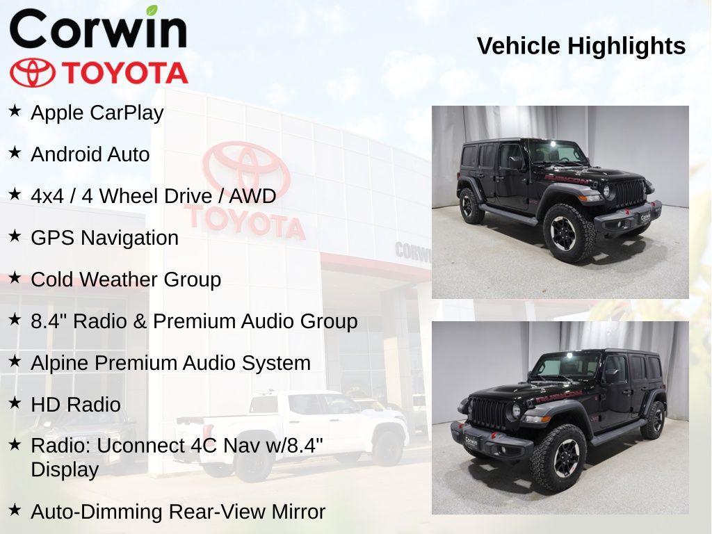 used 2021 Jeep Wrangler Unlimited car, priced at $33,834