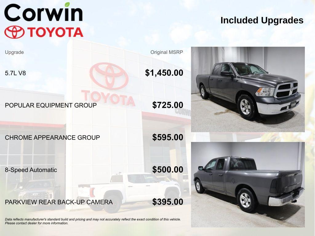 used 2017 Ram 1500 car, priced at $10,000