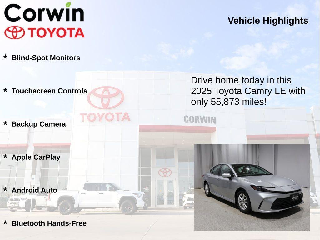 used 2025 Toyota Camry car, priced at $24,683