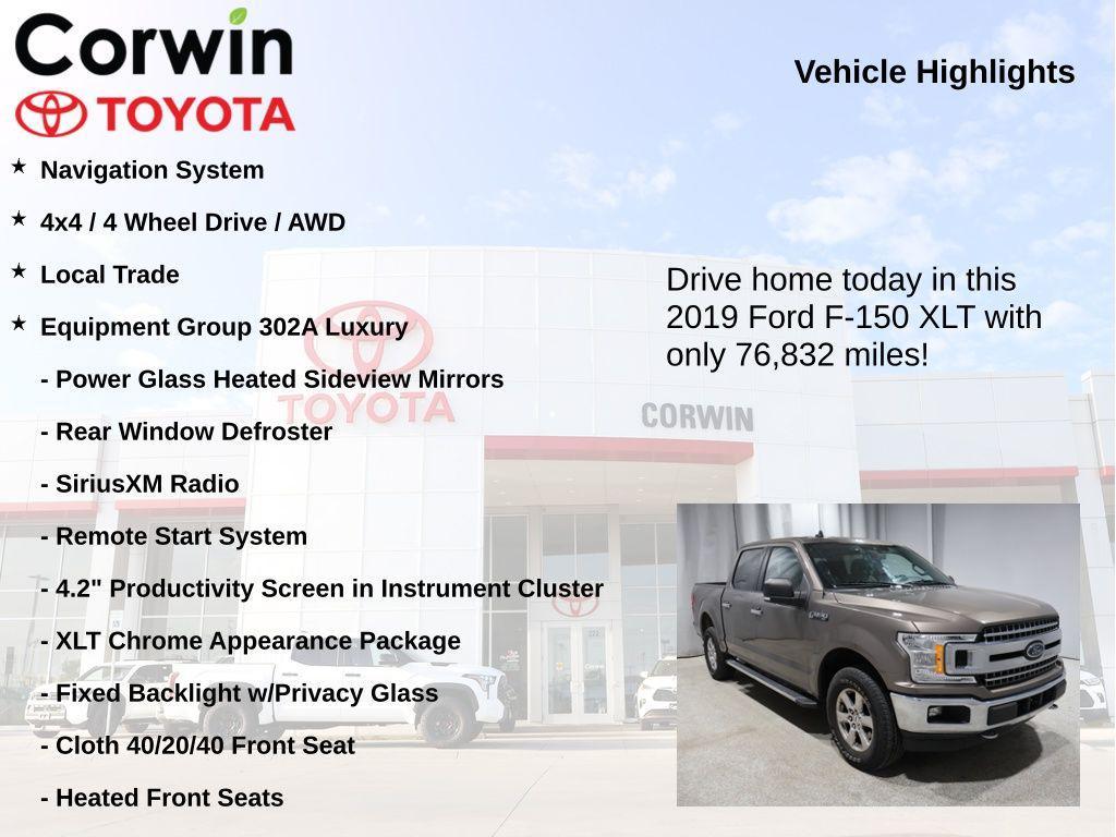 used 2019 Ford F-150 car, priced at $25,929