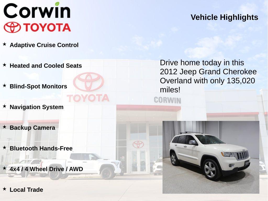 used 2012 Jeep Grand Cherokee car, priced at $10,300
