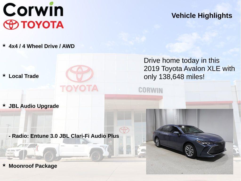 used 2019 Toyota Avalon car, priced at $18,553