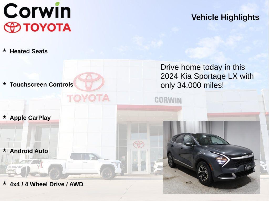 used 2024 Kia Sportage car, priced at $20,603