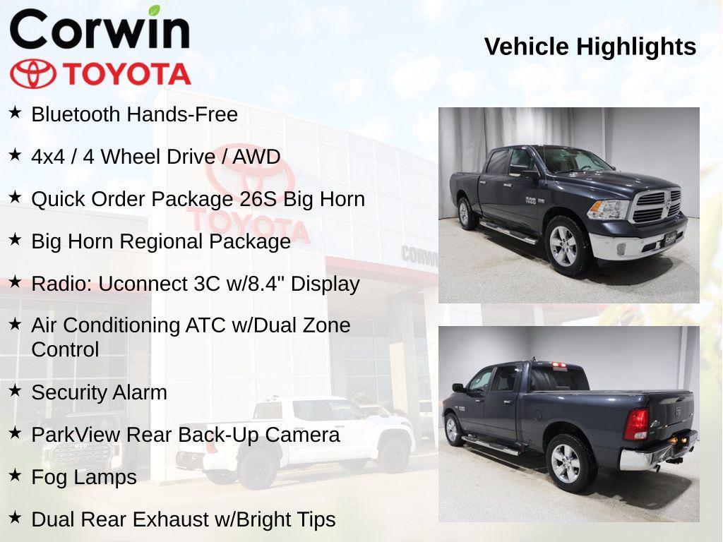 used 2017 Ram 1500 car, priced at $14,765