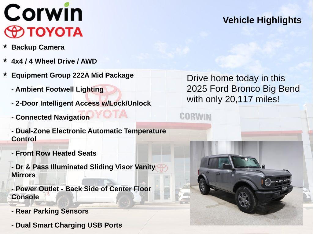 used 2025 Ford Bronco car, priced at $36,988