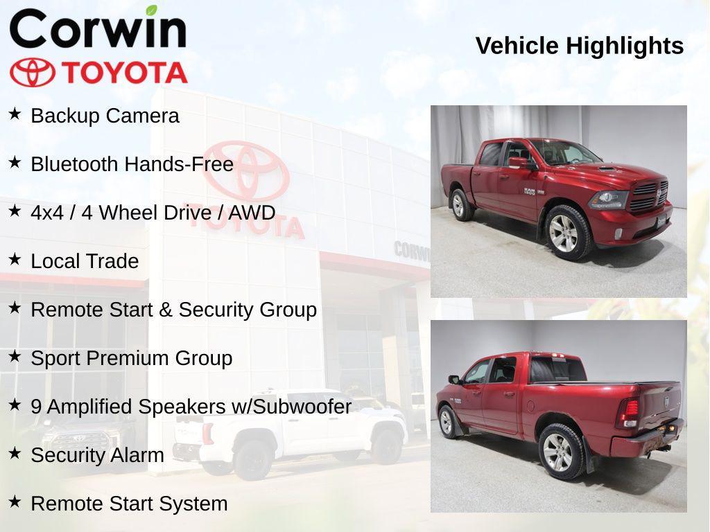 used 2014 Ram 1500 car, priced at $13,923