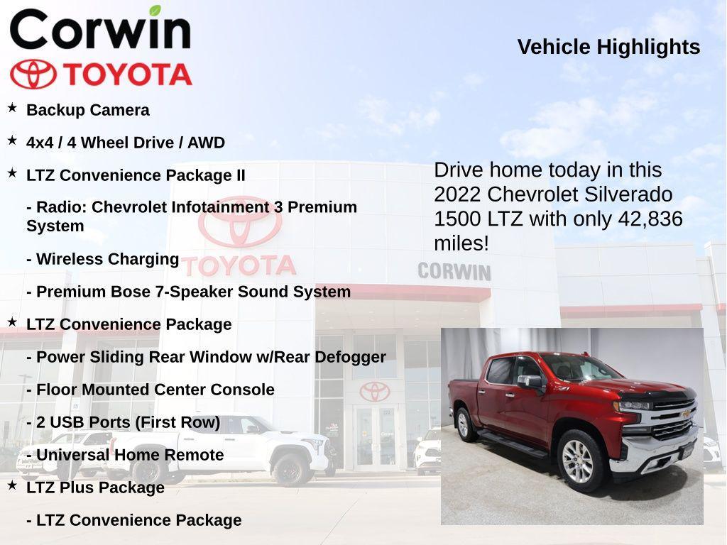 used 2022 Chevrolet Silverado 1500 car, priced at $37,965