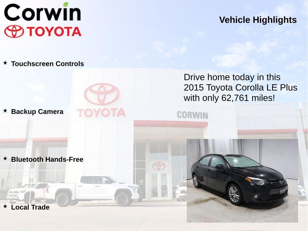used 2015 Toyota Corolla car, priced at $14,760