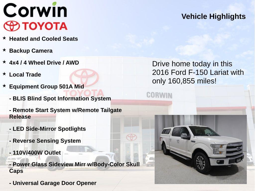 used 2016 Ford F-150 car, priced at $18,511