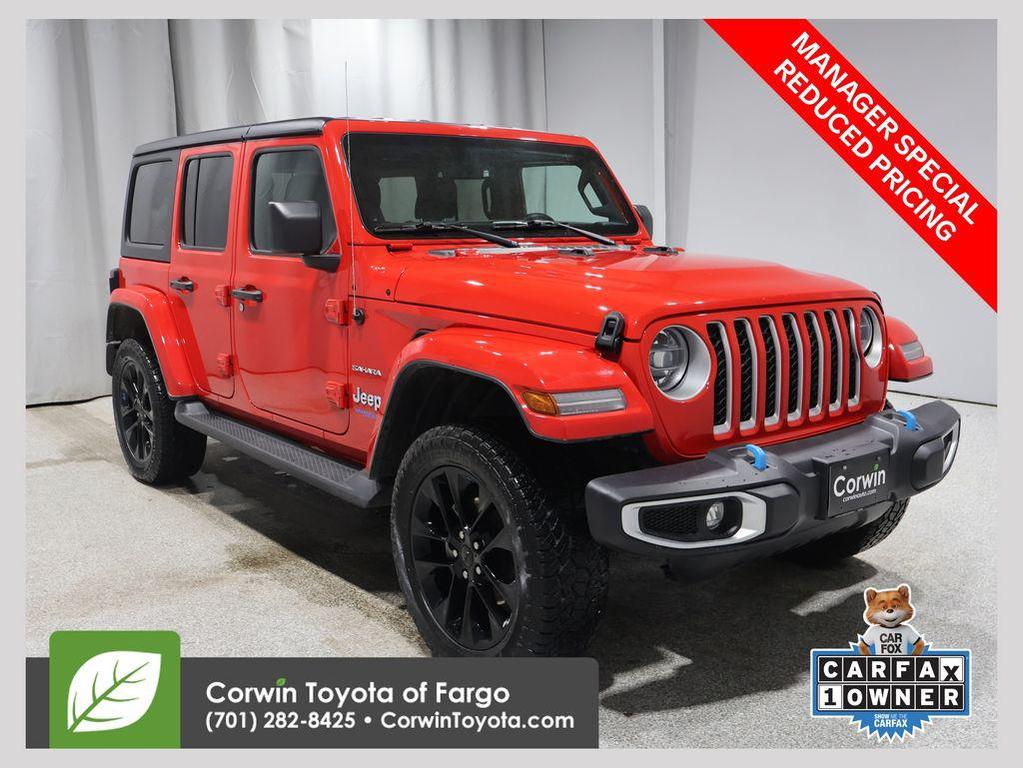 used 2022 Jeep Wrangler Unlimited 4xe car, priced at $25,582