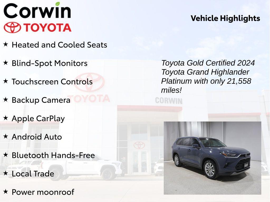 used 2024 Toyota Grand Highlander car, priced at $51,251