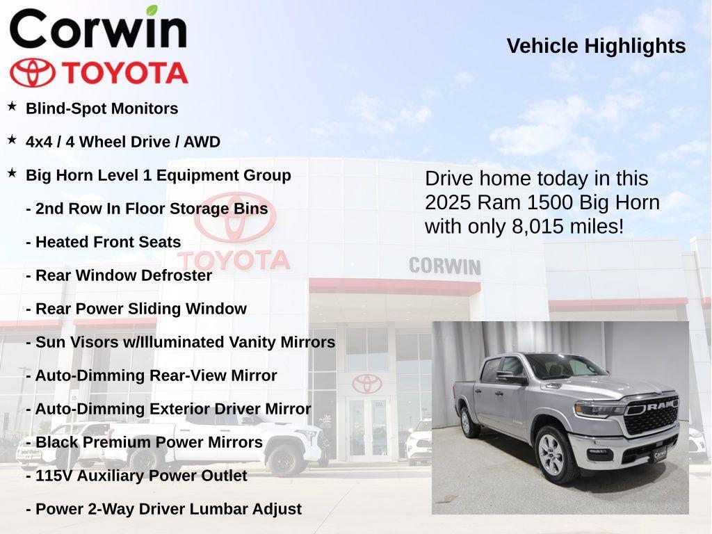 used 2025 Ram 1500 car, priced at $39,894