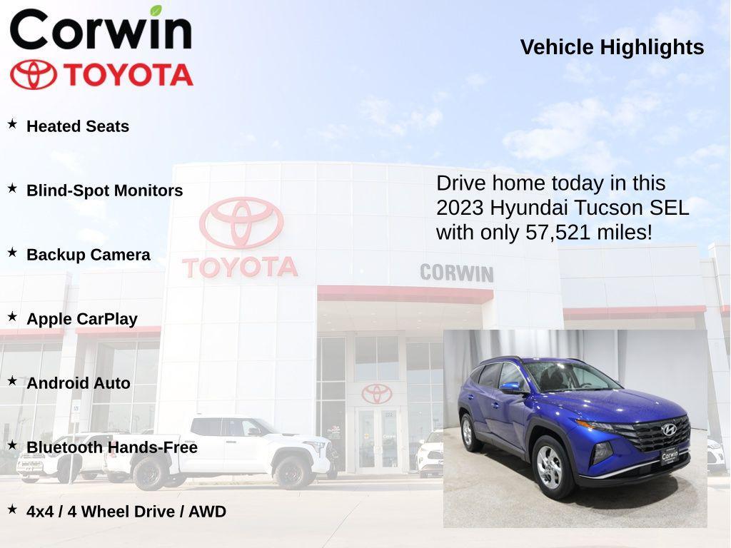 used 2023 Hyundai Tucson car, priced at $20,700