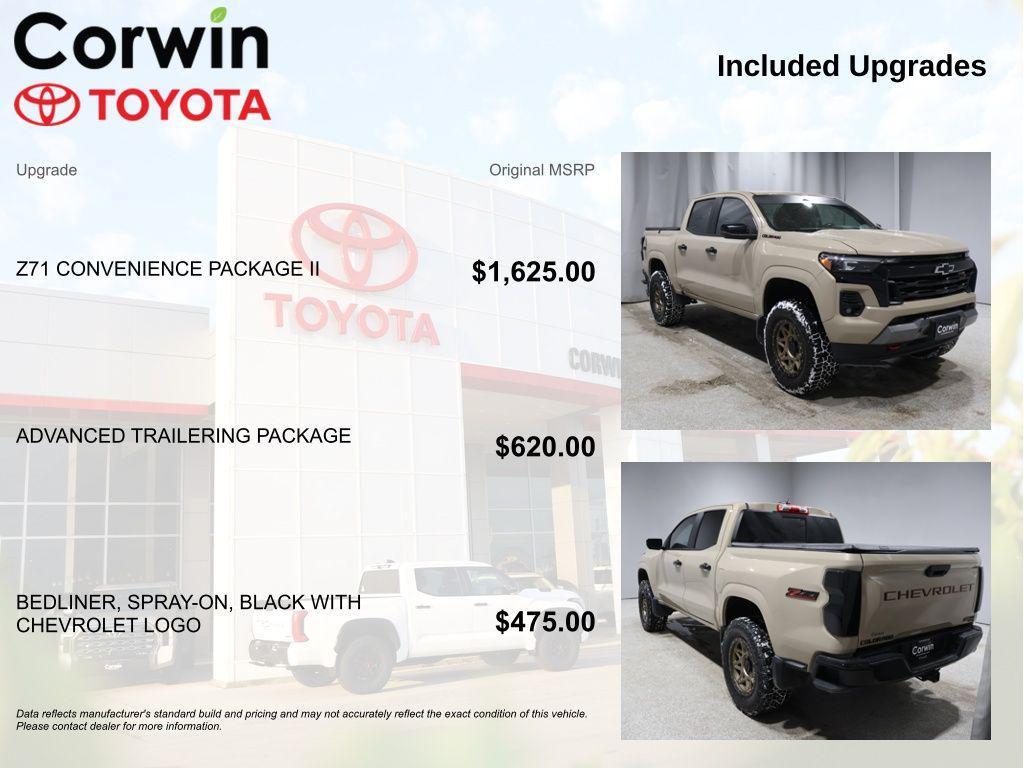 used 2023 Chevrolet Colorado car, priced at $31,988