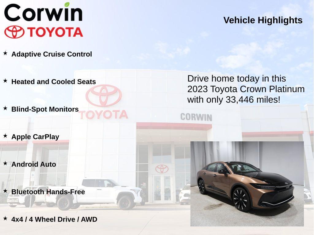 used 2023 Toyota Crown car, priced at $35,959