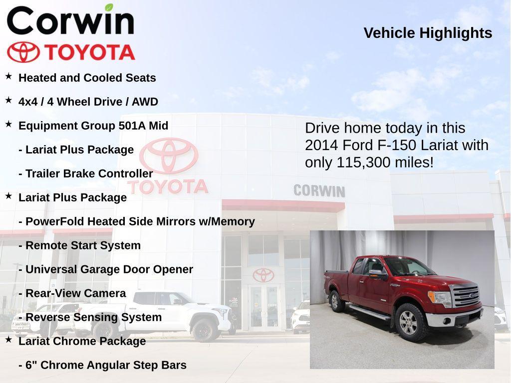used 2014 Ford F-150 car, priced at $17,959
