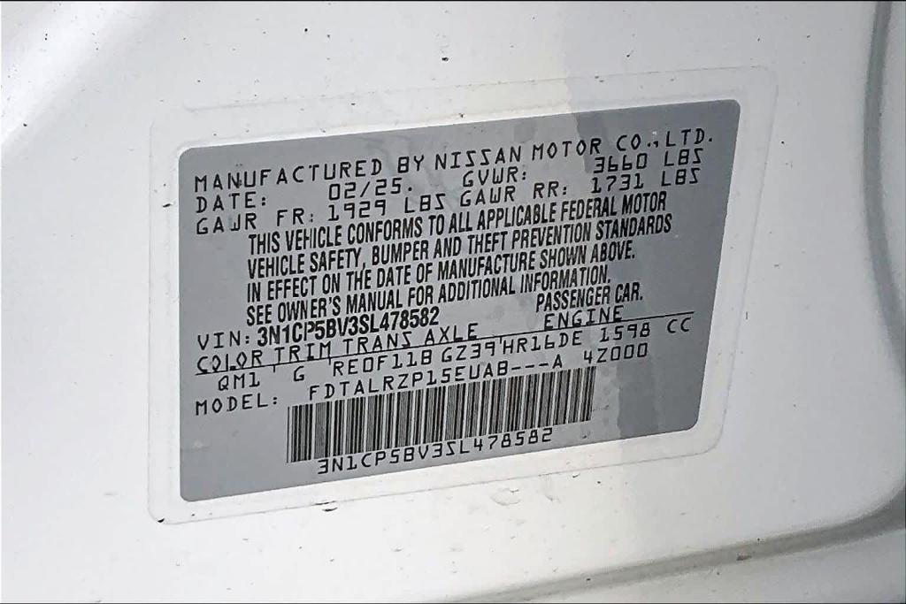 new 2025 Nissan Kicks Play car, priced at $23,260