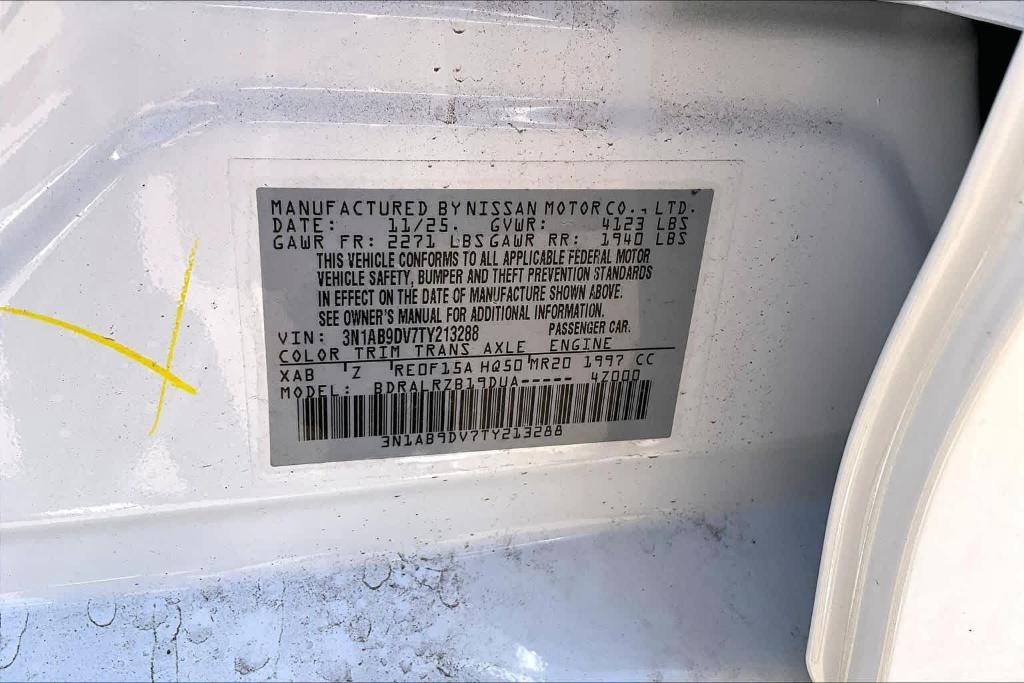 new 2026 Nissan Sentra car, priced at $25,522