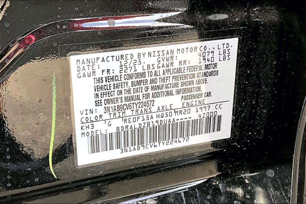 new 2026 Nissan Sentra car, priced at $23,177