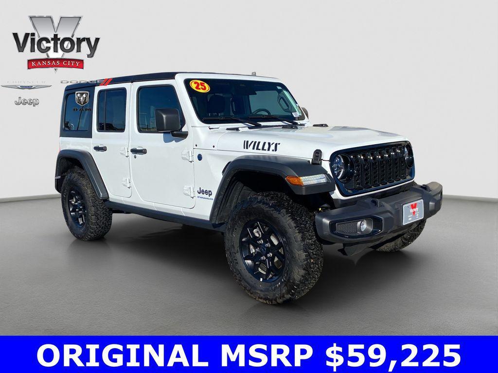 used 2025 Jeep Wrangler 4xe car, priced at $27,995