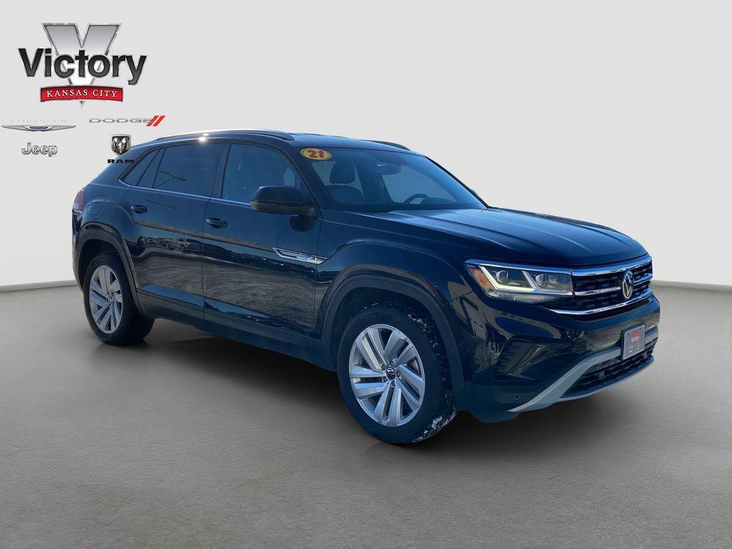 used 2021 Volkswagen Atlas Cross Sport car, priced at $18,750