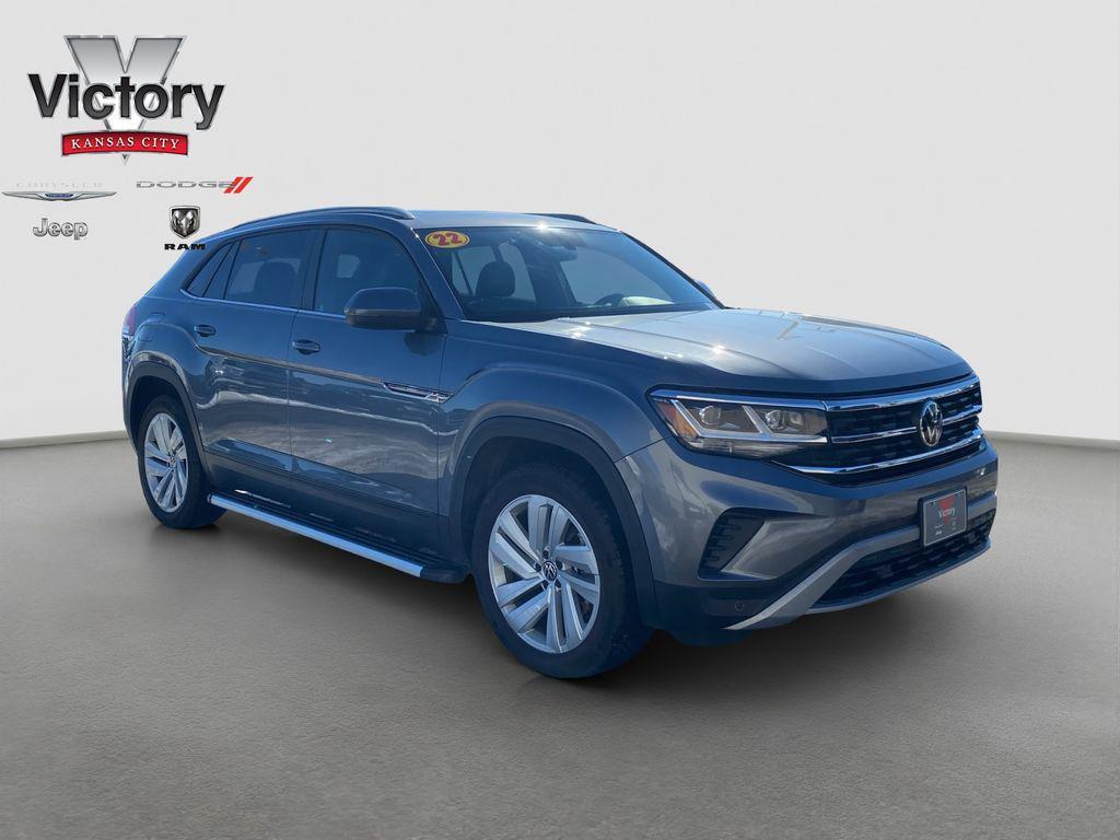 used 2022 Volkswagen Atlas Cross Sport car, priced at $20,995