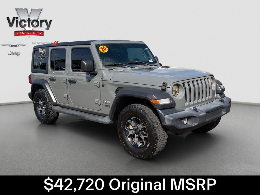 used 2020 Jeep Wrangler Unlimited car, priced at $21,252