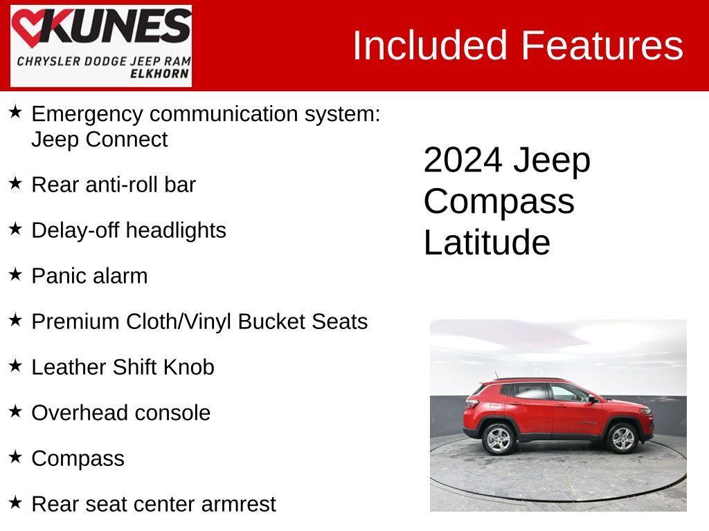 used 2024 Jeep Compass car, priced at $18,994