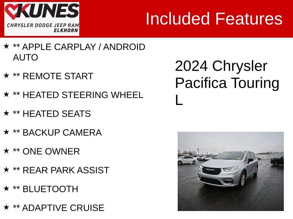 used 2024 Chrysler Pacifica car, priced at $25,821