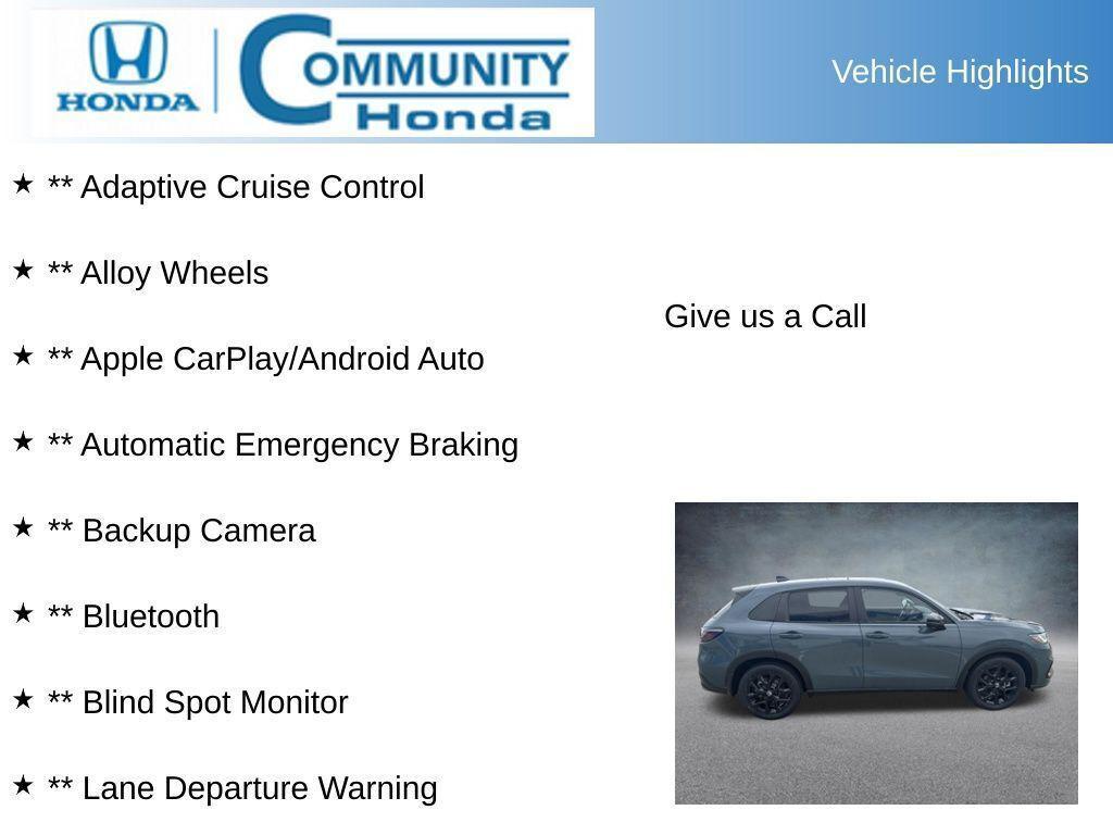 used 2024 Honda HR-V car, priced at $26,187