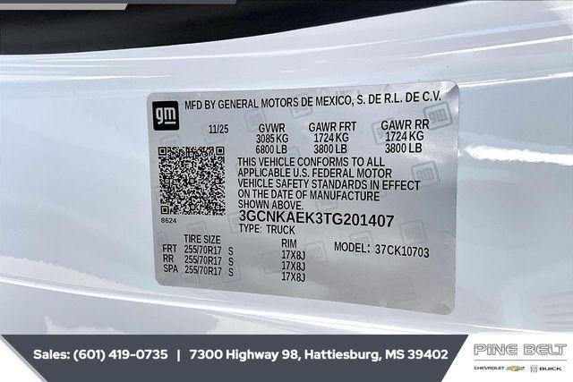 new 2026 Chevrolet Silverado 1500 car, priced at $38,574