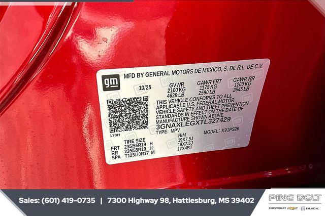 new 2026 Chevrolet Equinox car, priced at $33,654