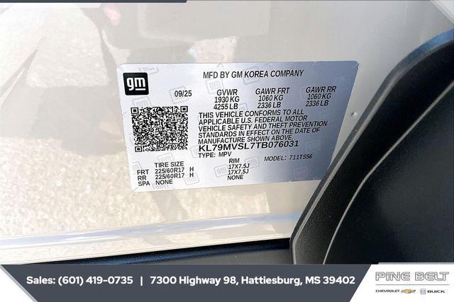 new 2026 Chevrolet TrailBlazer car, priced at $30,865