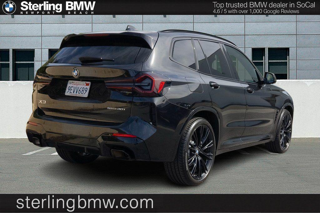 used 2023 BMW X3 car, priced at $36,995