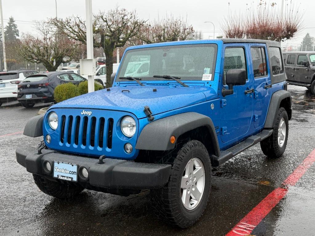 used 2016 Jeep Wrangler Unlimited car, priced at $18,490