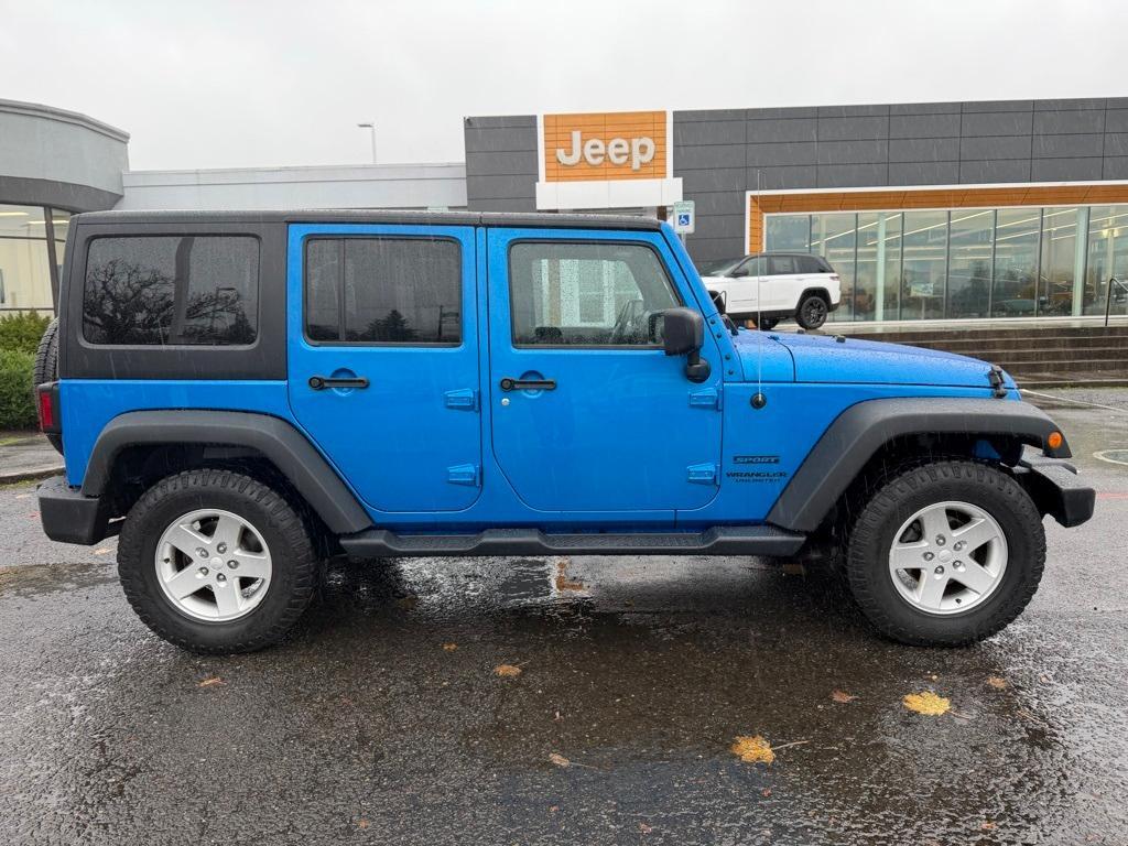 used 2016 Jeep Wrangler Unlimited car, priced at $18,490