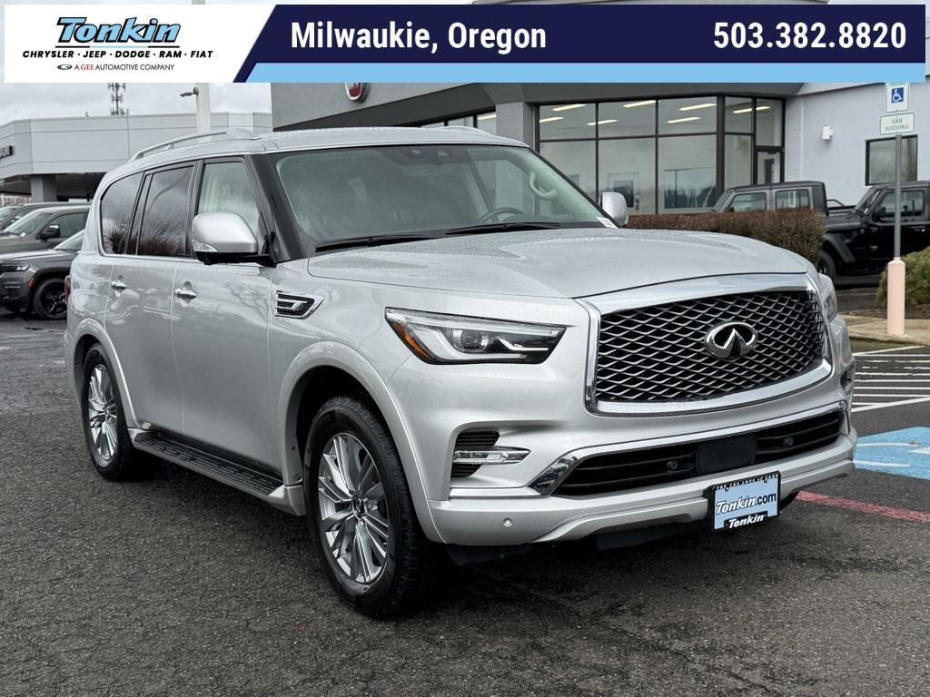 used 2021 INFINITI QX80 car, priced at $27,900
