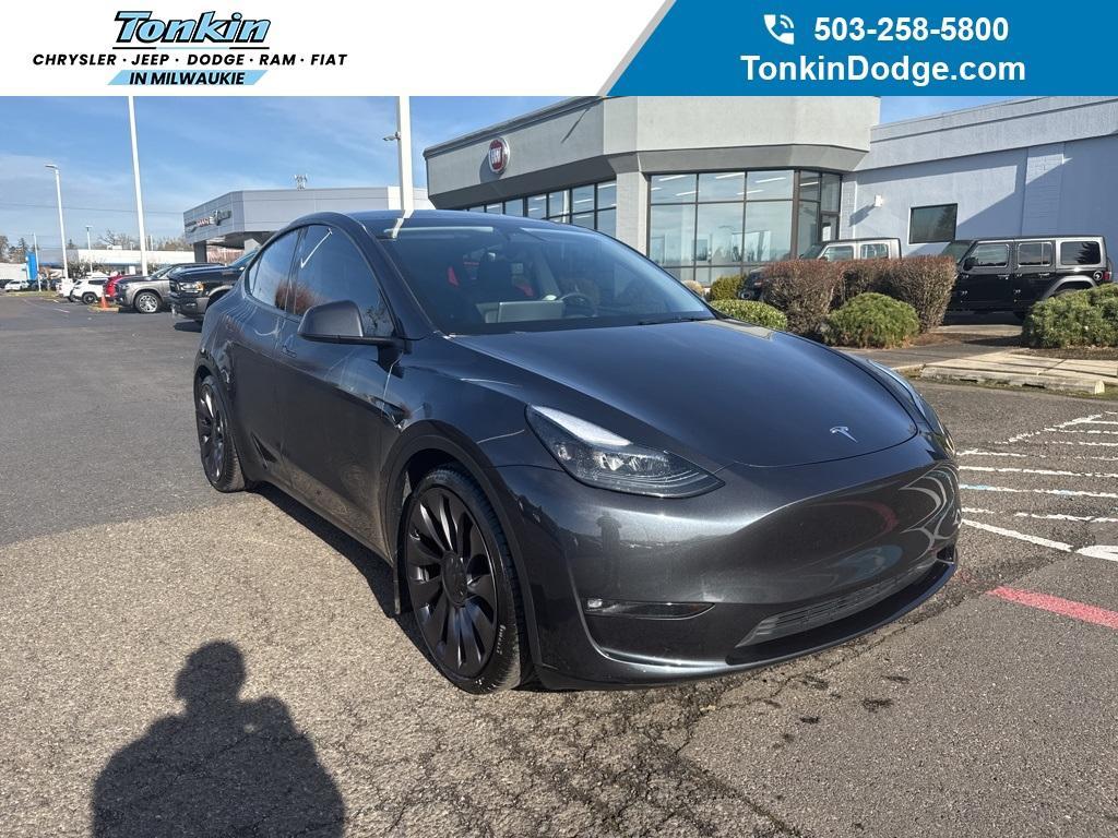 used 2025 Tesla Model Y car, priced at $41,380