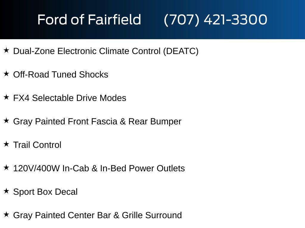 new 2025 Ford Ranger car, priced at $43,939