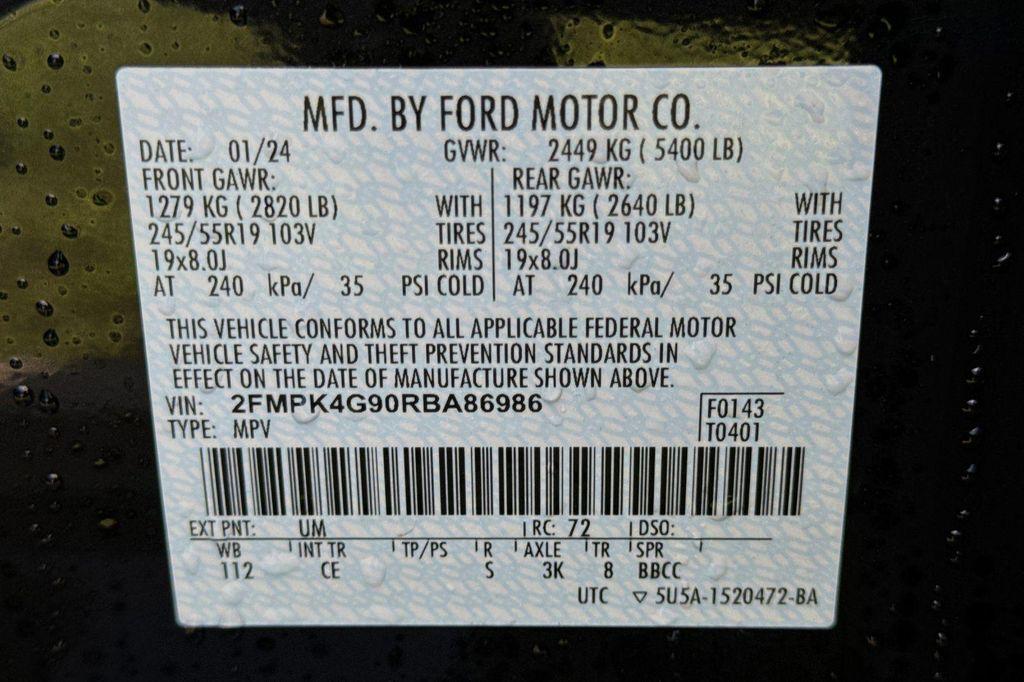 new 2024 Ford Edge car, priced at $35,345