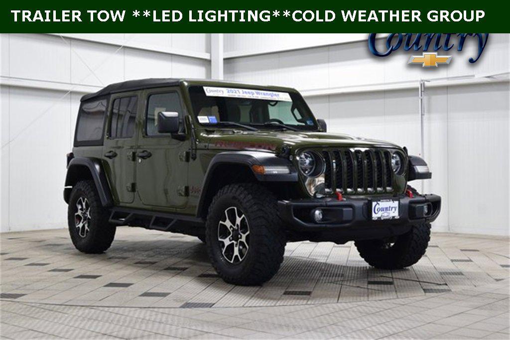used 2021 Jeep Wrangler Unlimited car, priced at $32,999