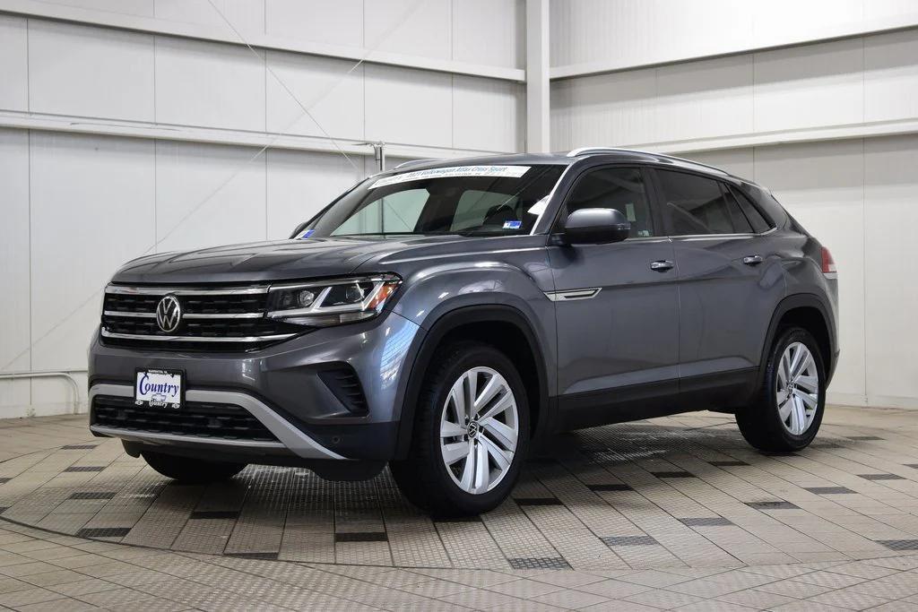 used 2021 Volkswagen Atlas Cross Sport car, priced at $20,200
