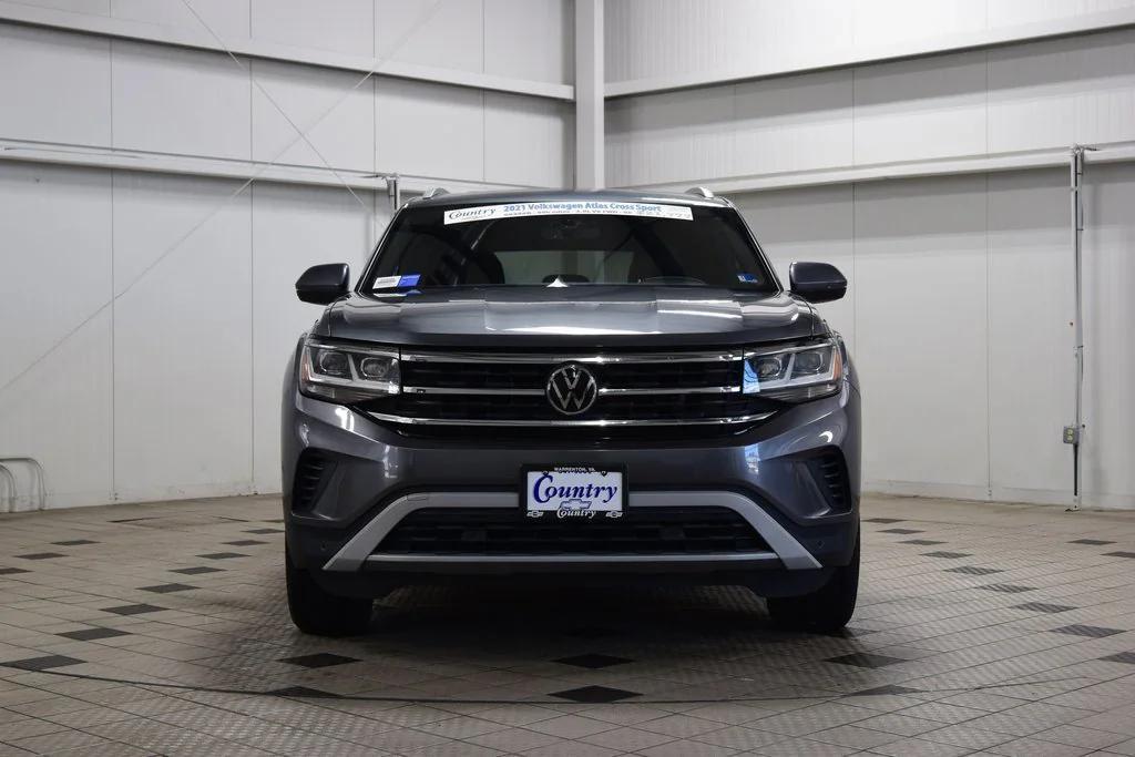 used 2021 Volkswagen Atlas Cross Sport car, priced at $20,200